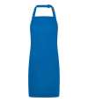 BR503 Brand Lab Kids Basic Adjustable Bib Apron Royal Blue colour image
